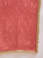 Burnt Orange Tissue Lehenga Set