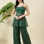 Floral Print Green Co-Ord Set
