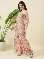 Printed Peach Co-ord Set