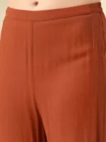 Brown Sharara Set with Dupatta