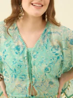 Mint Green Georgette Co-ords Set