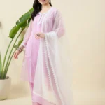 Organza Kurta Set with Dupatta