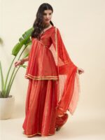 Women Regular Kurti with Sharara & Dupatta - Image 2