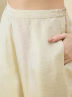 Teal and Golden Kurta Set