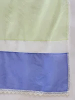 White Organza Kurta Set with Multicolour Dupatta