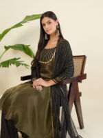 Women Regular Gotta Patti Kurta with Palazzos & With Dupatta - Image 4