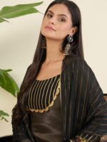 Women Regular Gotta Patti Kurta with Palazzos & With Dupatta - Image 3