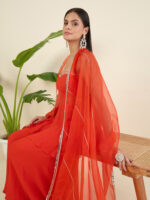 Women Regular Sequinned Kurta with Palazzos & With Dupatta - Image 5