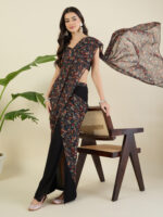 Printed Thread Work Ready to Wear Lehenga & Blouse With Dupatta - Image 5