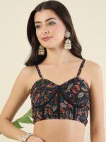 Printed Thread Work Ready to Wear Lehenga & Blouse With Dupatta - Image 4