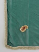 Women Tiered Gotta Patti Chanderi Cotton Kurta with Palazzos & With Dupatta - Image 2