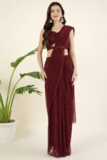 Woven Design Saree Blouse - Image 3