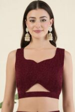 Woven Design Saree Blouse - Image 6