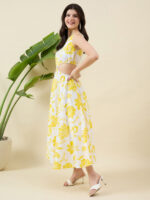 Floral Print Fit & Flare Midi Dress - Image 2