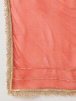 Women Tiered Gotta Patti Chanderi Cotton Kurta with Palazzos & With Dupatta - Image 9