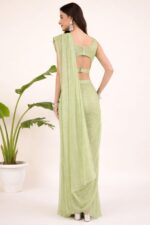 Woven Design Saree Blouse - Image 4