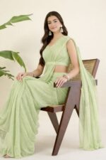 Woven Design Saree Blouse - Image 3