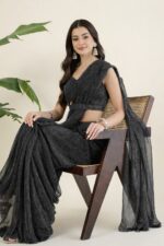 Woven Design Saree Blouse - Image 4