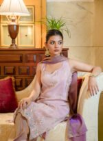 Aritri Women's Baby Pink Floral Embroidered Sleeveless Straight Kurta with Dhoti Pants & Dupatta Set - Image 7